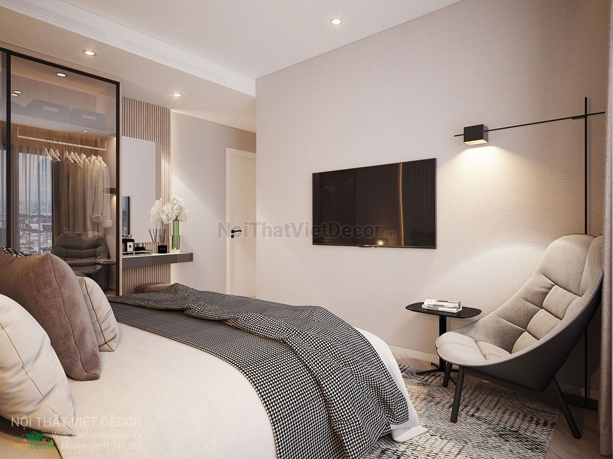 Nội thất Việt Decor thiết kế thi công trang trí nội thất căn hộ 2 phòng ngủ dự án lavida plus quận 7 tp hồ chí minh