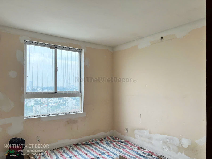 Nội Thất Việt Decor thi công cải tạo hoàn thiện căn hộ 3 phòng ngủ chung cư Tecco phường Linh Đồng thành phố Thủ Đức phòng ngủ bé trai