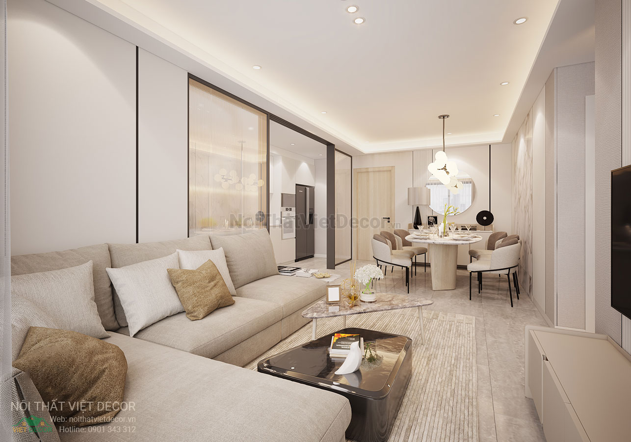 Nội thất Việt Decor thiết kế thi công trang trí nội thất căn hộ 3 phòng ngủ dự án lavida plus quận 7 tp hồ chí minh
