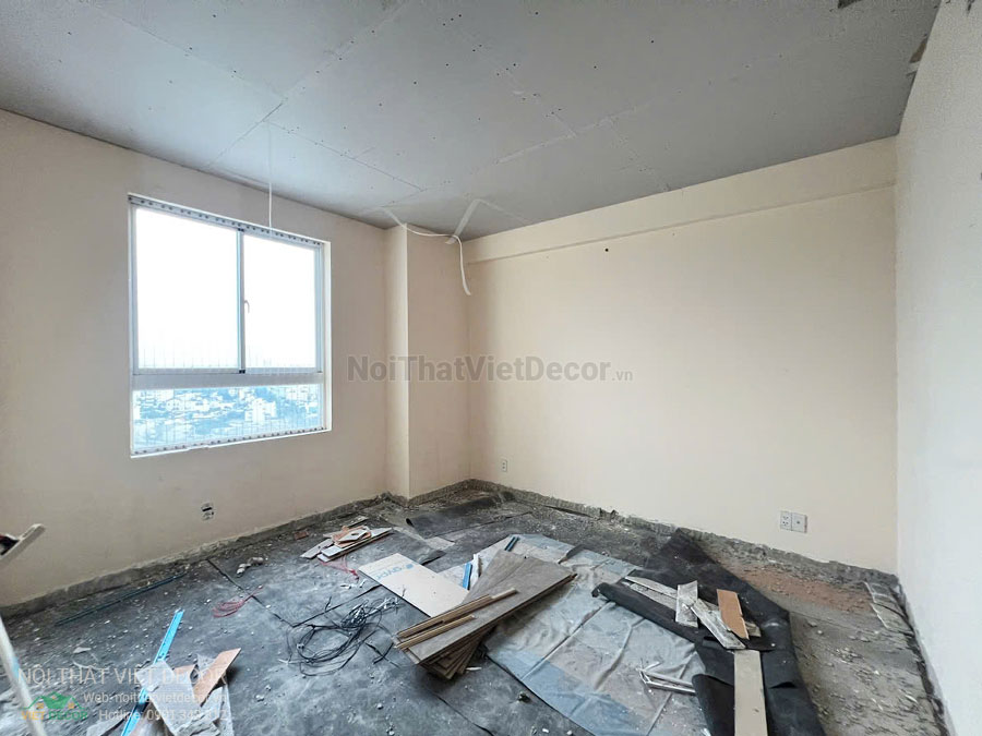 Nội Thất Việt Decor thi công cải tạo hoàn thiện căn hộ 3 phòng ngủ chung cư Tecco phường Linh Đồng thành phố Thủ Đức phòng ngủ bé gái