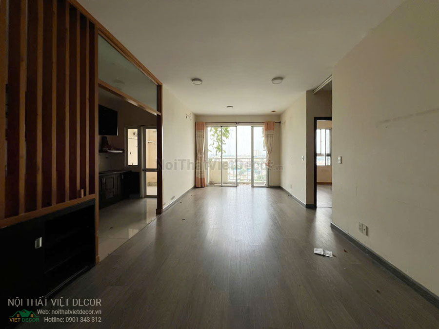 Nội Thất Việt Decor khảo sát hiện trạng căn hộ 3 phòng ngủ chung cư Tecco phường Linh Đồng thành phố Thủ Đức phòng khách