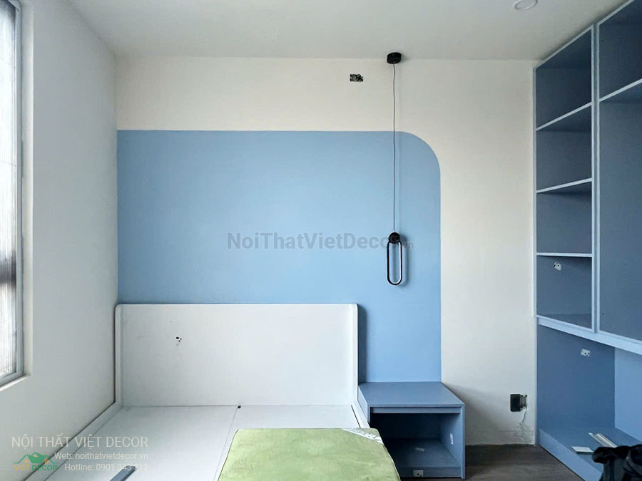 Nội Thất Việt Decor thi công cải tạo nội thất, căn hộ 3 phòng ngủ chung cư Tecco phường Linh Đồng thành phố Thủ Đức phòng ngủ bé trai