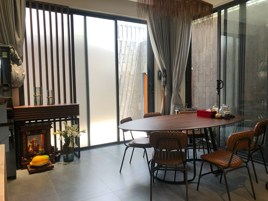 Thiết kế thi công nội thất biệt thự chị Hoa quận 2 Hồ Chí Minh gỗ công nghiệp An Cường