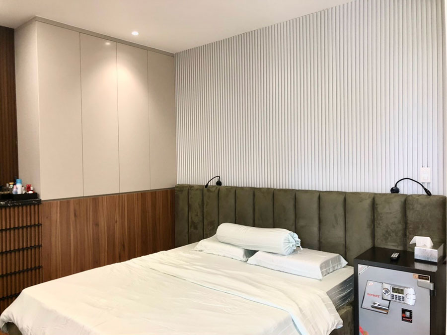 Thiết kế thi công nội thất biệt thự chị Hoa quận 2 Hồ Chí Minh gỗ công nghiệp An Cường