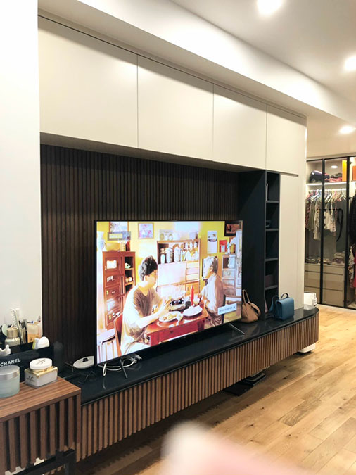 Thiết kế thi công nội thất biệt thự chị Hoa quận 2 Hồ Chí Minh gỗ công nghiệp An Cường