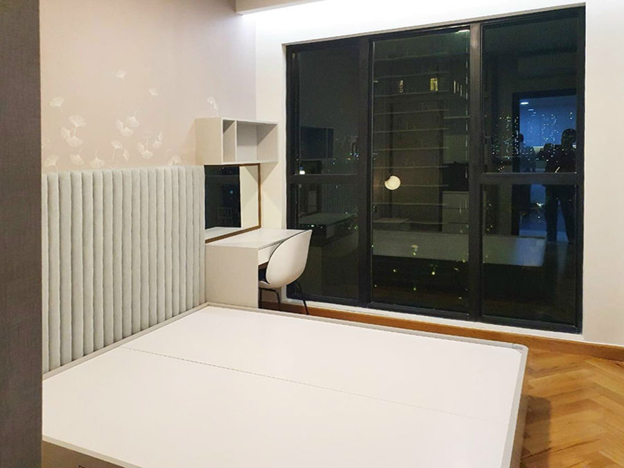 Thiết kế thi công nội thất biệt thự chị Yến quận 2 Hồ Chí Minh gỗ công nghiệp An Cường