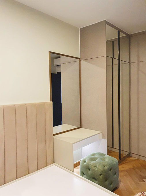 Thiết kế thi công nội thất biệt thự chị Yến quận 2 Hồ Chí Minh gỗ công nghiệp An Cường