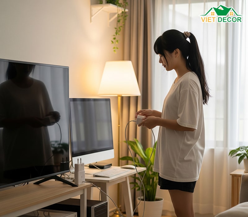 Tắt các thiết bị điện không cần thiết