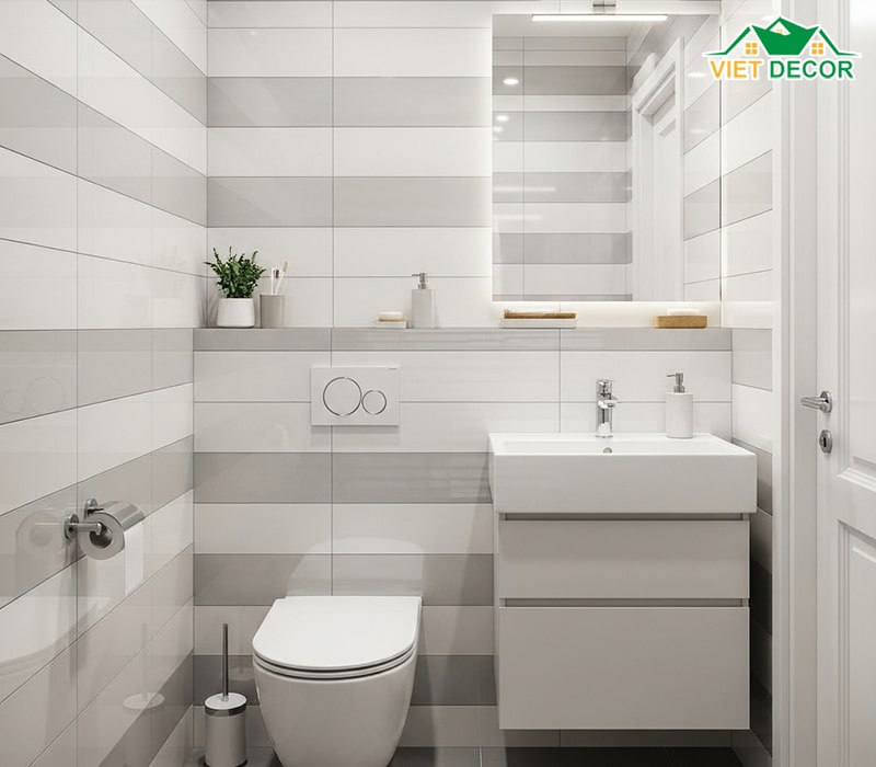 Nhà tắm diện tích nhỏ (dưới 3m²)