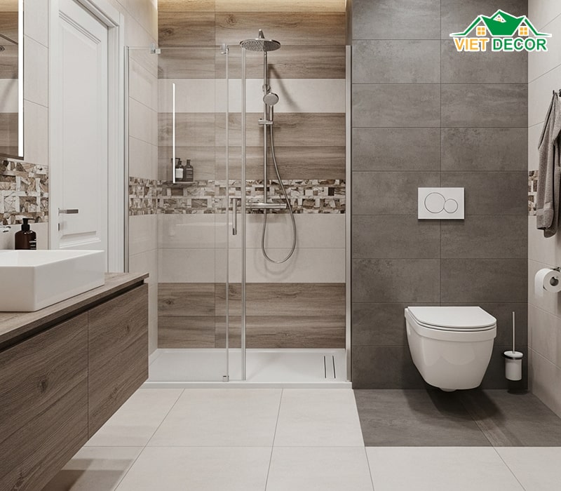Nhà tắm diện tích vừa (3 - 6m²)