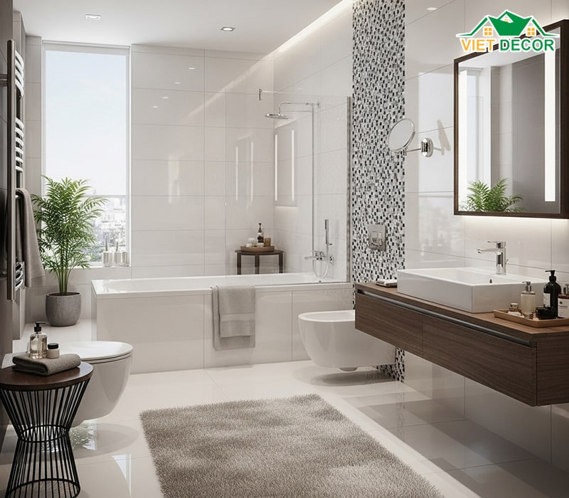 Nhà tắm diện tích lớn (trên 6m²)