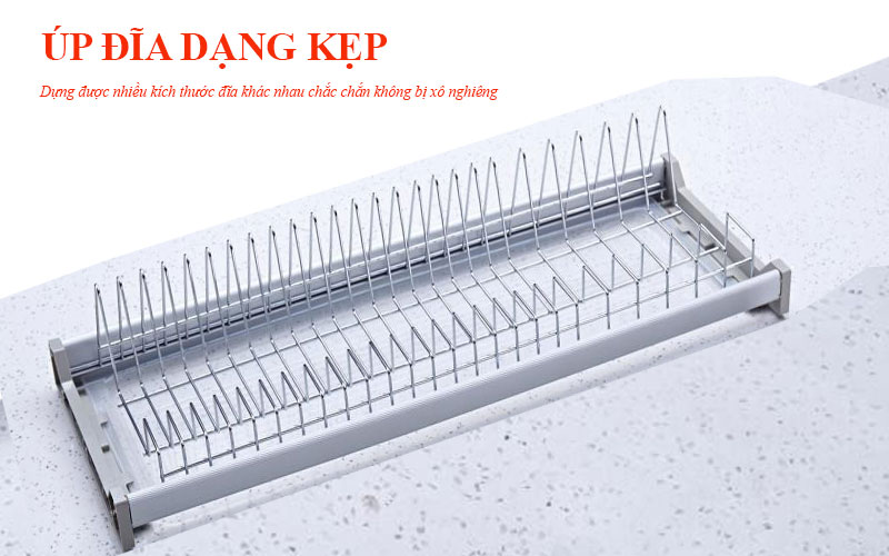 Nội thất Việt Decor phụ kiện giá chén bát tủ bếp trên inoxen BCD304.60/70/80/90