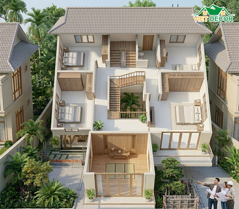 Kinh nghiệm tính toán chi phí xây dựng mẫu nhà này
