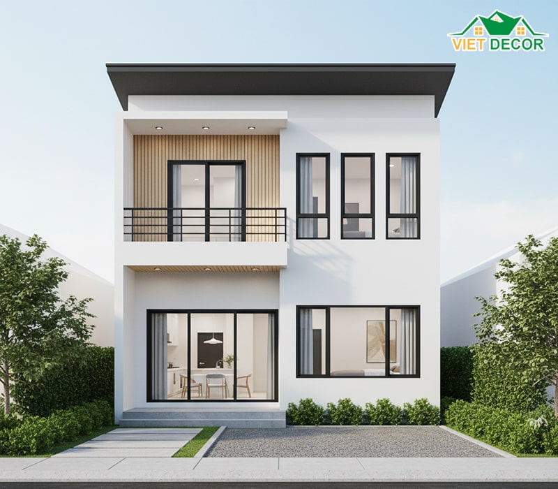 Mẫu bố trí công năng cho diện tích 80 m²