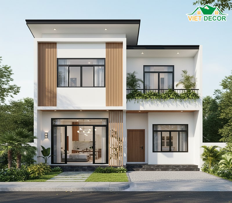 Mẫu bố trí công năng cho diện tích 100 m²