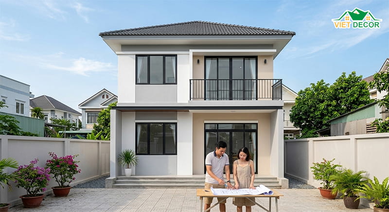 Kinh nghiệm "vàng" để xây nhà 2 tầng không phát sinh chi phí