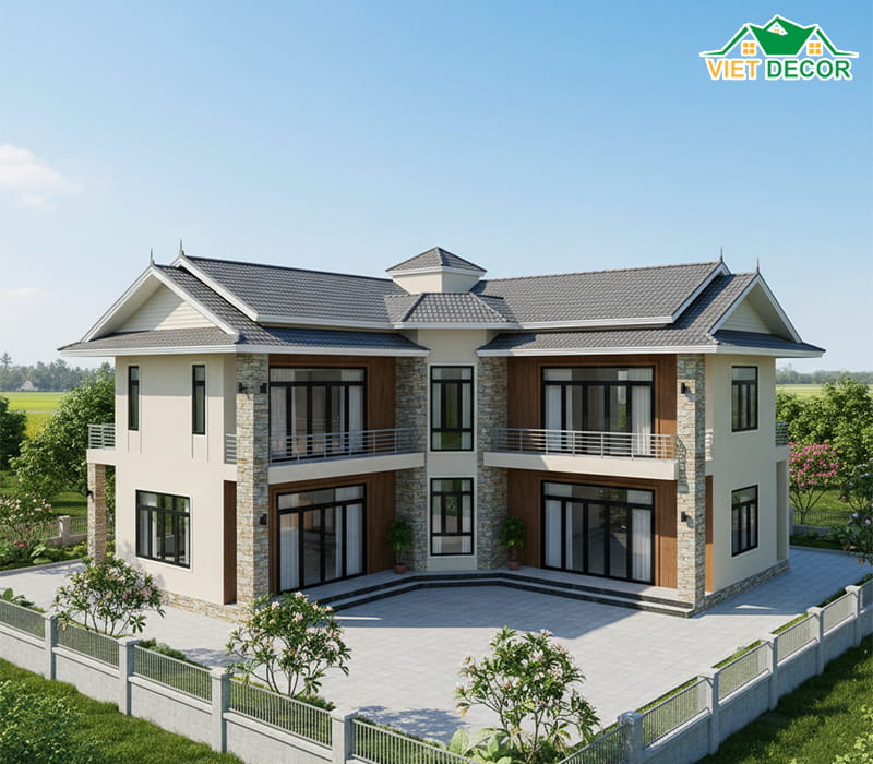 Bí quyết sở hữu nhà 2 tầng đẹp nhưng vẫn đảm bảo "giá rẻ"