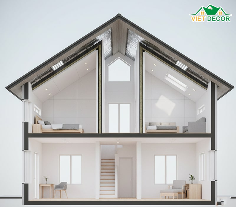 Chống nóng và chống ồn cho tầng lửng