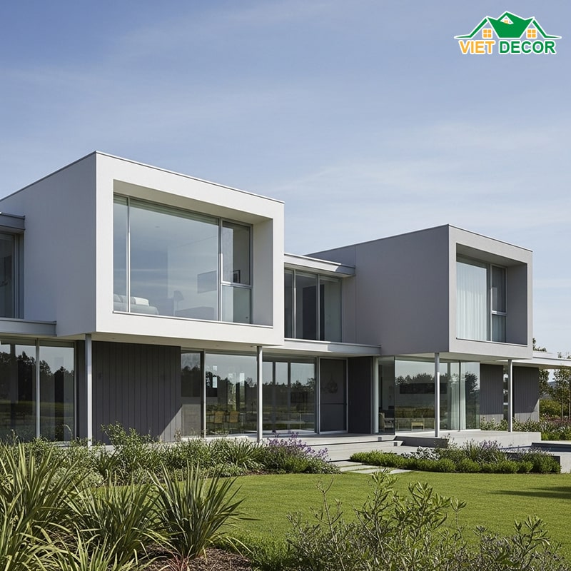 Mẫu nhà cấp 4 nông thôn 3 phòng ngủ hiện đại