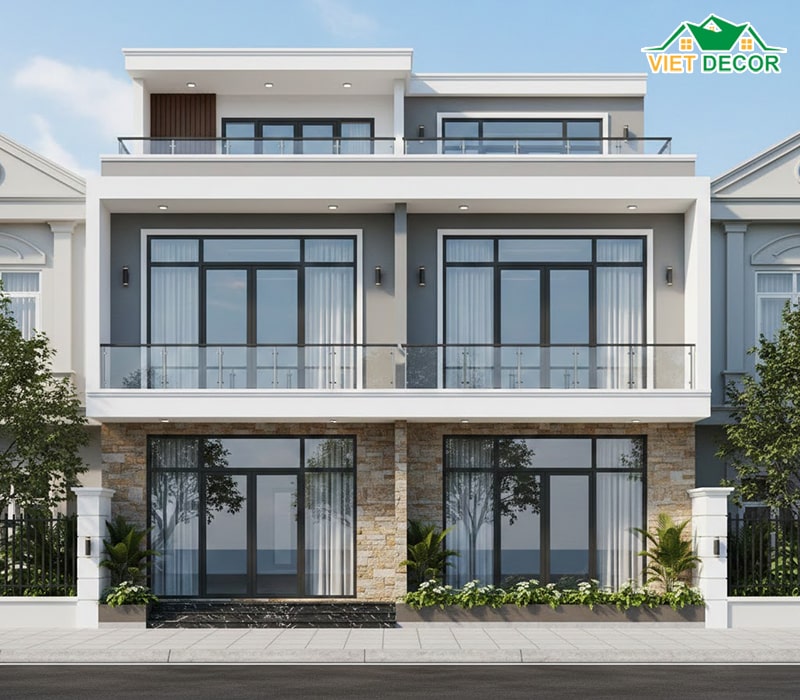 Tại sao mẫu nhà mặt tiền 10m 2 tầng lại được ưa chuộng?