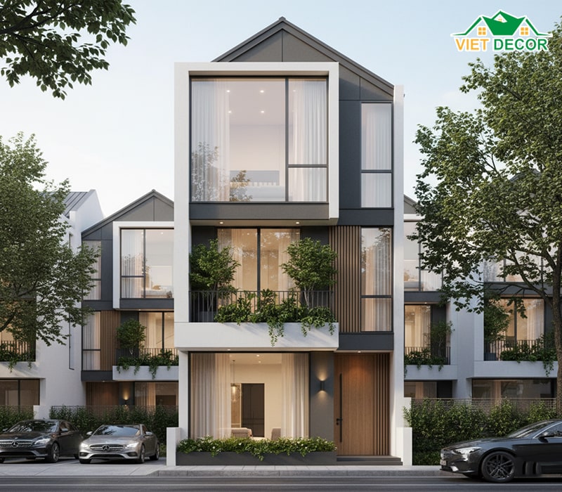 Mẫu nhà ngang 4m dài 15m
