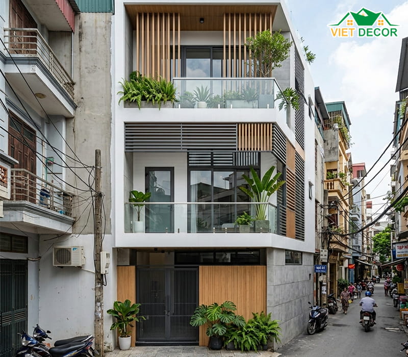 Sử dụng vật liệu mới: Kính cường lực và lam chắn nắng