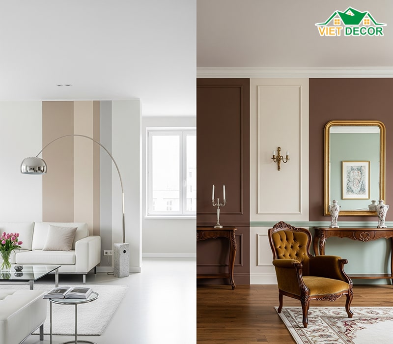 Phong cách thiết kế tổng thể và sở thích