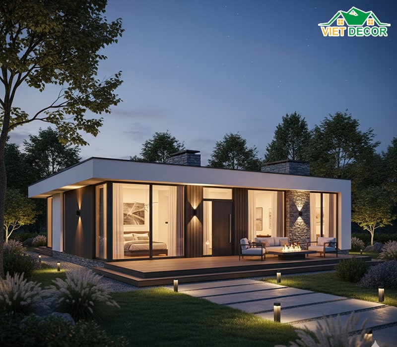 Vì sao mẫu nhà 1 tầng 3 phòng ngủ 120m2 lại được ưa chuộng nhất hiện nay?