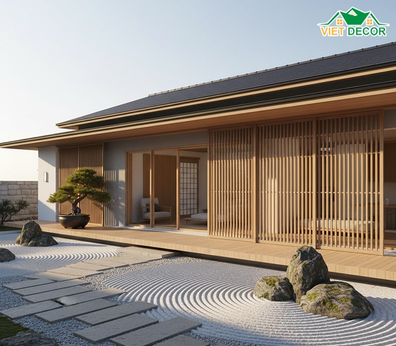 Thiết kế nhà cấp 4 120m2 3 phòng ngủ phong cách hiện đại