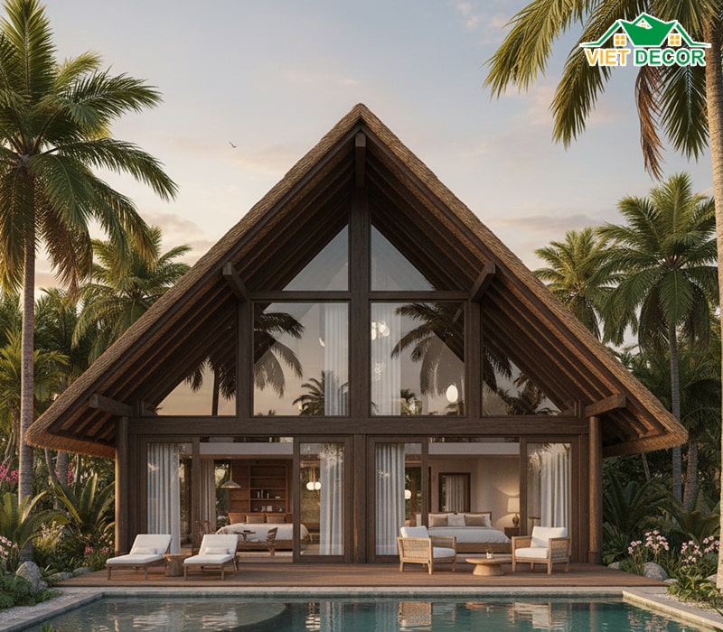 Các phong cách thiết kế nhà 1 tầng 3 phòng ngủ 120m2 ấn tượng khác