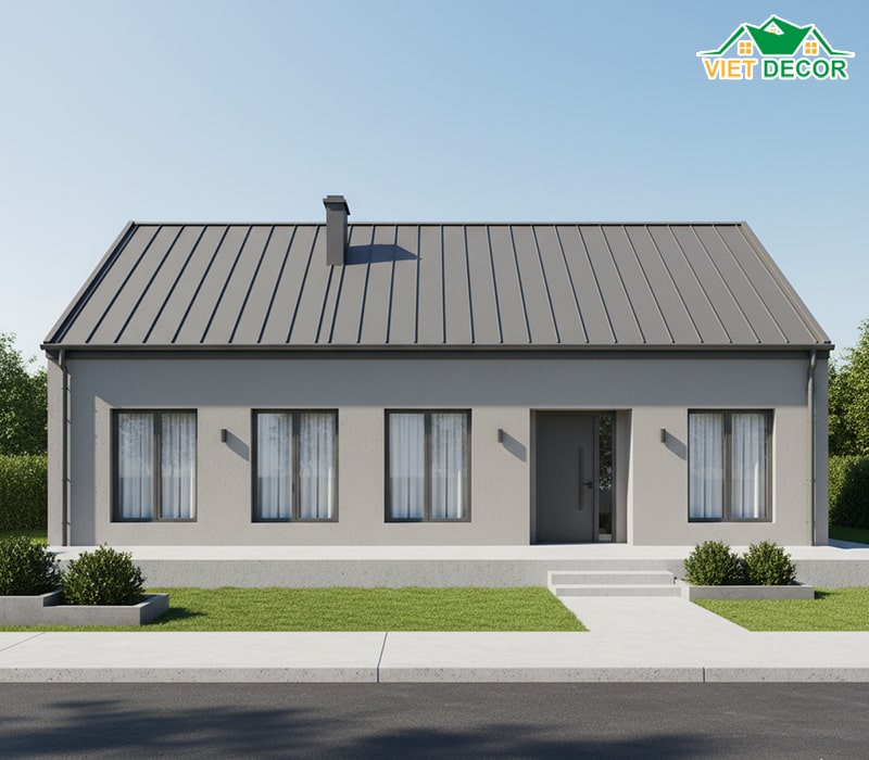Các phong cách thiết kế nhà 1 tầng 3 phòng ngủ 120m2 ấn tượng khác