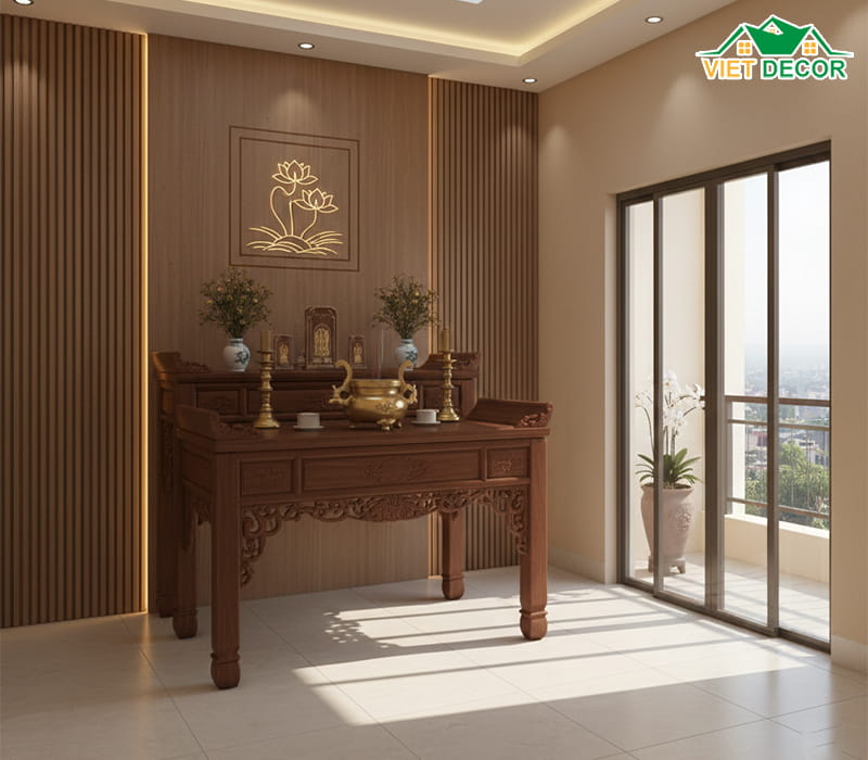 Hướng phòng thờ hợp mệnh gia chủ