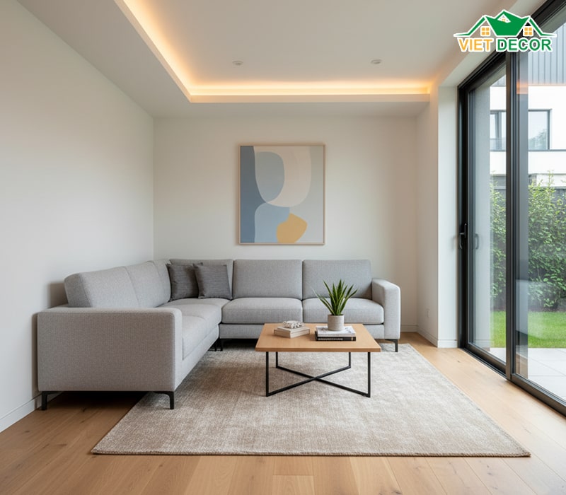 Nội thất phòng khách nhà ống 5m