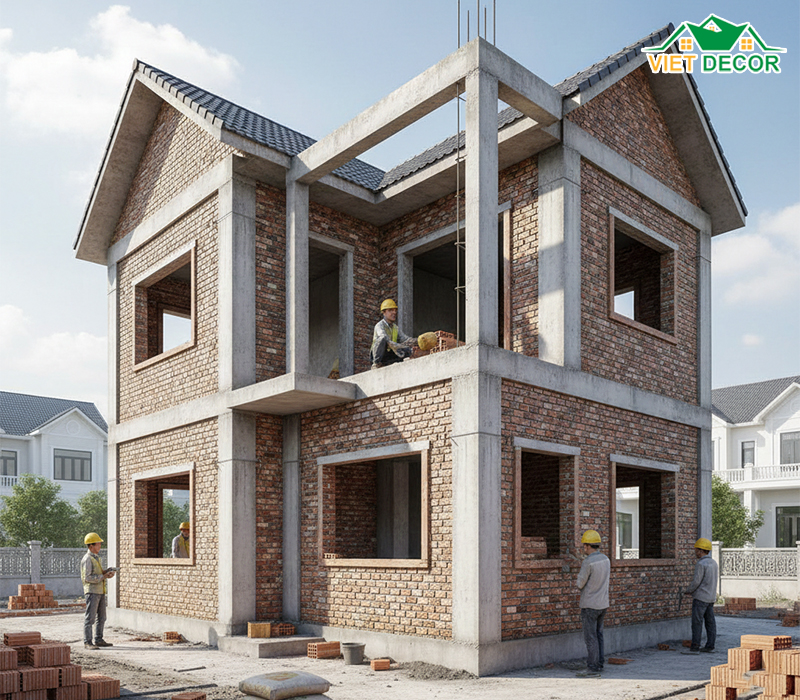 Những lưu ý "vàng" khi quyết định xây nhà tường 10