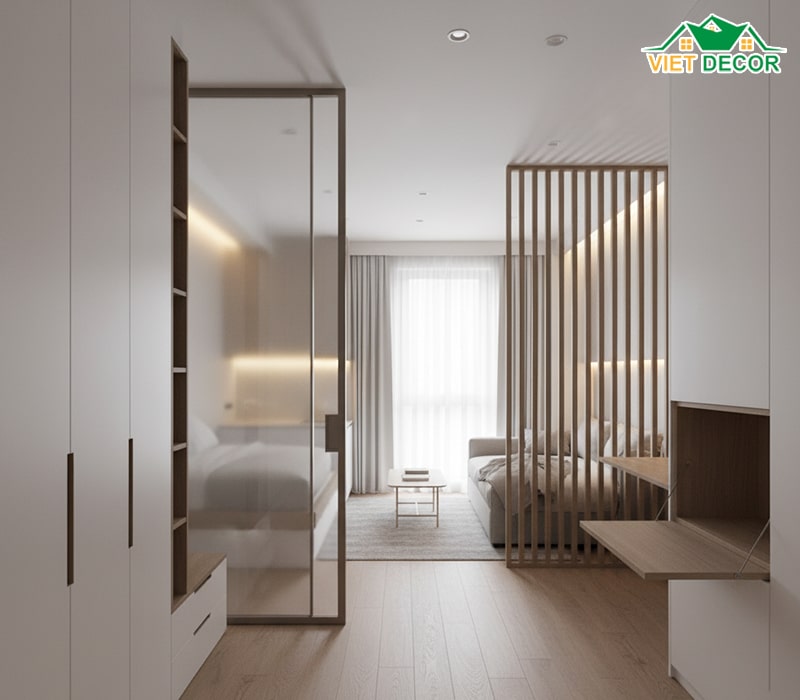Lưu ý bố trí 2 phòng ngủ (đảm bảo riêng tư, thông thoáng)