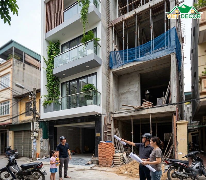 Bảng báo giá thi công phần thô và trọn gói