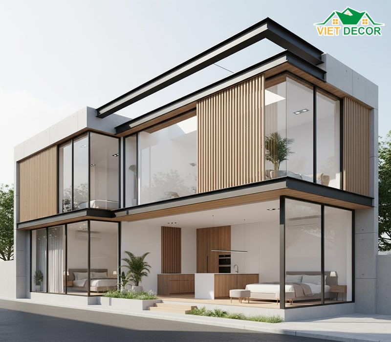 Giải pháp lấy sáng và thông gió cho nhà ống 6x15m