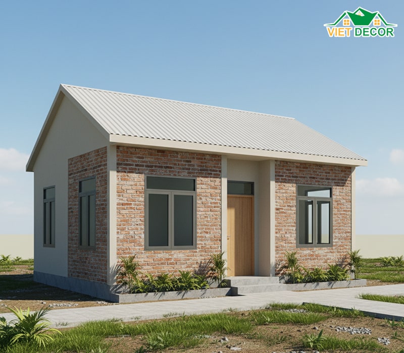 Chi phí vật liệu xây dựng phần thô (khoảng 120-140 triệu)