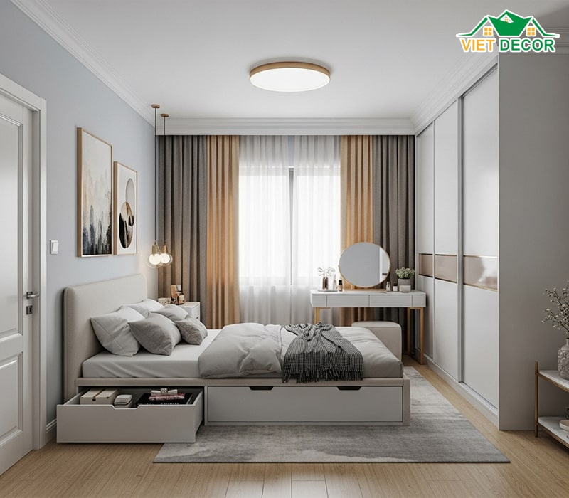 Bố trí nội thất phòng ngủ