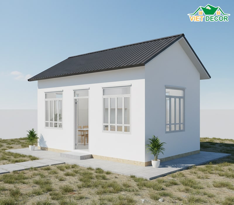 400 triệu có xây được nhà cấp 4 3 phòng ngủ không?