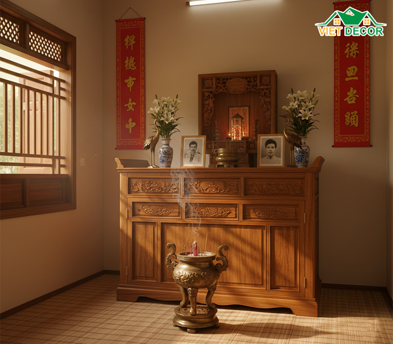 Ánh sáng và màu sắc – tạo sự trang nghiêm, ấm cúng