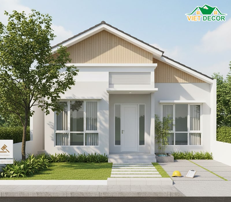 Những lưu ý vàng khi xây nhà cấp 4 diện tích nhỏ 4x12m