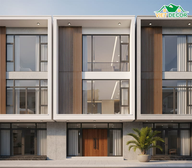 Mẫu nhà ống gác lửng 5x20m hiện đại cho phố thị