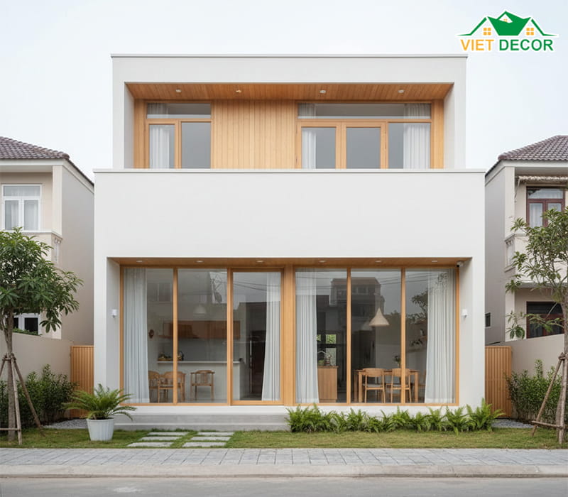 Nhà gác lửng mái bằng phong cách Bắc Âu (Scandinavian)