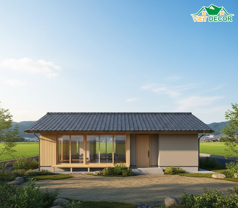Kinh nghiệm khi xây nhà cấp 4 mái Nhật ở nông thôn gia chủ cần biết