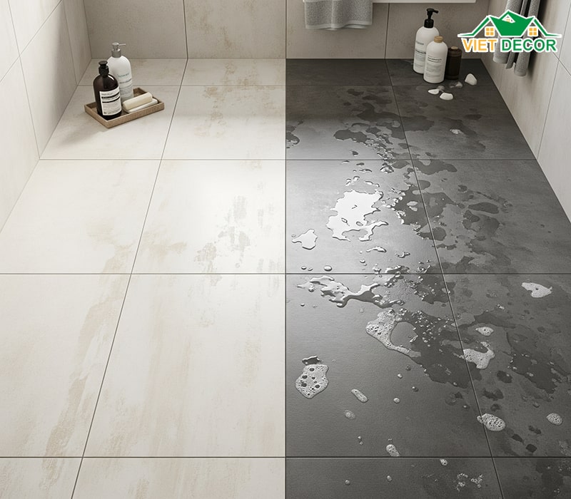 Khả năng vệ sinh và độ bền của gạch