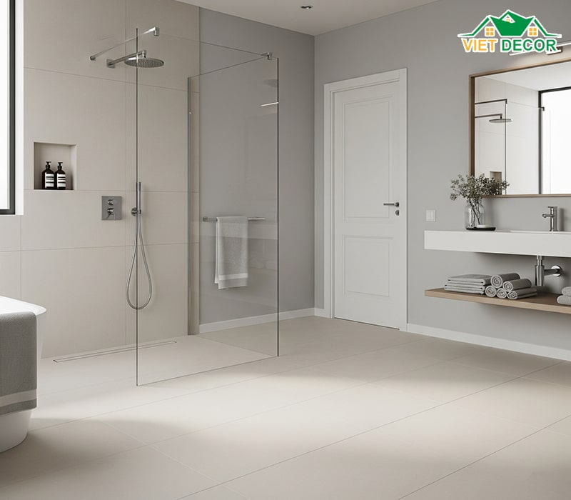Màu gạch phù hợp với phong cách tối giản