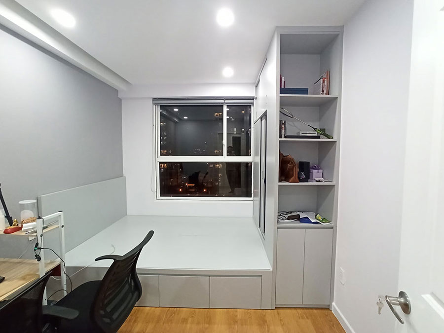 Thi công hoàn thiện căn hộ 2 phòng ngủ nhà chị Thủy - Sunrise Riverside Nhà Bè, TPHCM