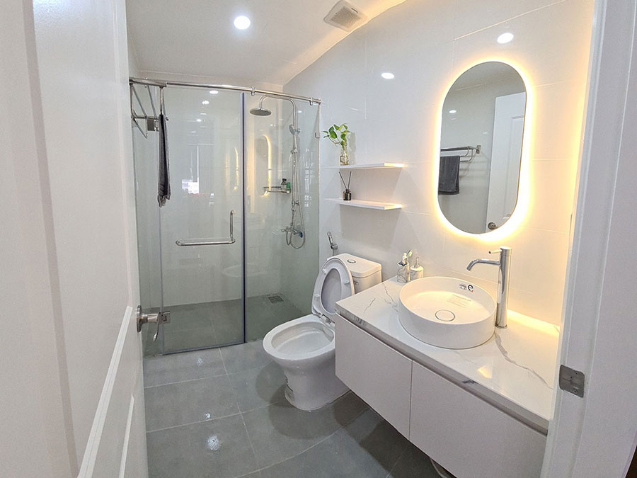 Thi công hoàn thiện căn hộ 2 phòng ngủ nhà chị Thủy - Sunrise Riverside Nhà Bè, TPHCM