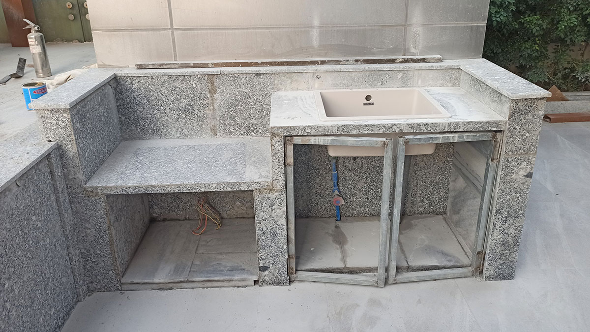 Thi công nội thất đá Vicostone BQ400 BQ8221 BQ0160, ngoài trời đá trắng Bình Định tự nhiên, ốp hồ bơi đá sọc dưa